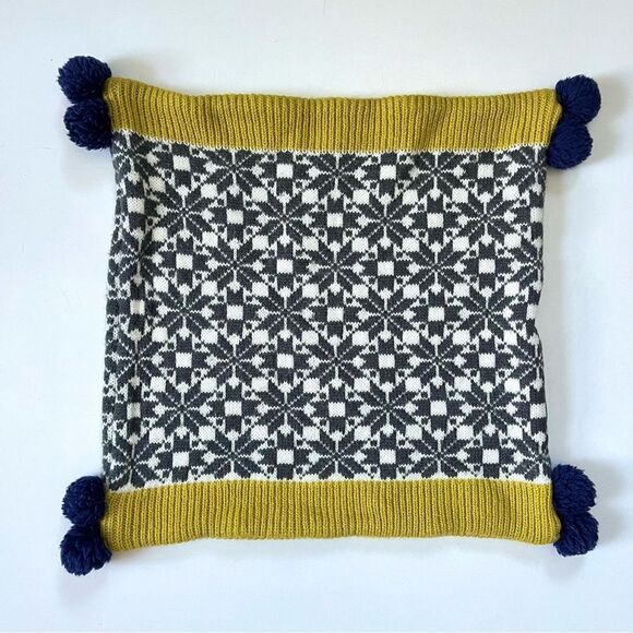 West Elm Knit Wool Blend Pillowcase - Picture 1 of 7